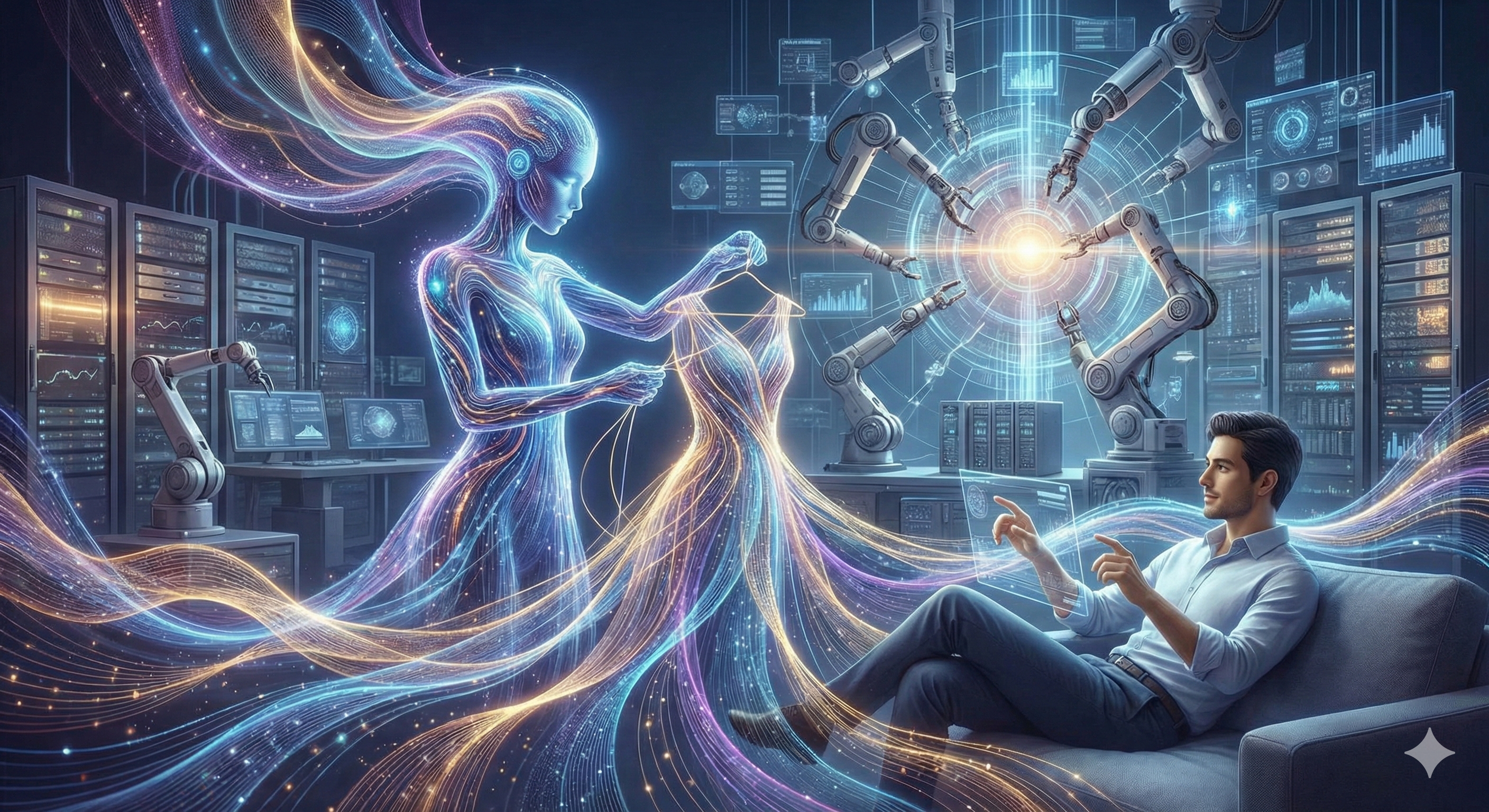 Large Scale Tailored Services. Autor: Nano Banana | Nombre: LSTS