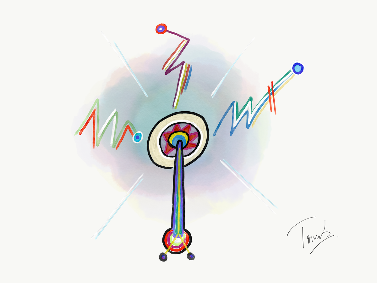 Dibujo realizado en Procreate. Autor: Tomás Gauthier | Nombre: far'o